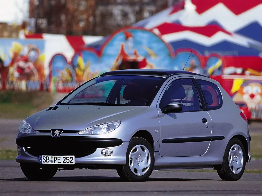 Peugeot 206 (2A/C) 1 поколение, хэтчбек 3 дв. (05.1998 - 02.2003)